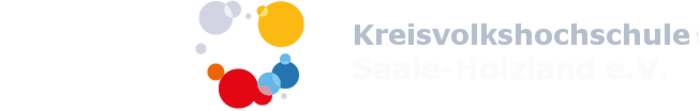 Das Logo der Institution KVHS Saale-Holzland e.V.