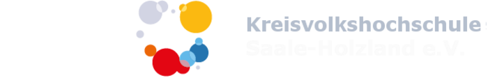 Das Logo der Institution KVHS Saale-Holzland e.V.